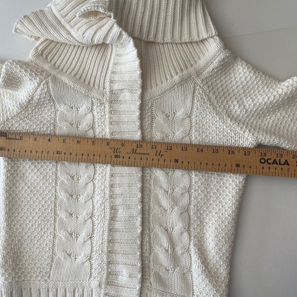 Express Cream Knit Cardigan - size M - Picture 16 of 16